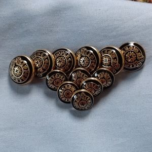 Metal button set